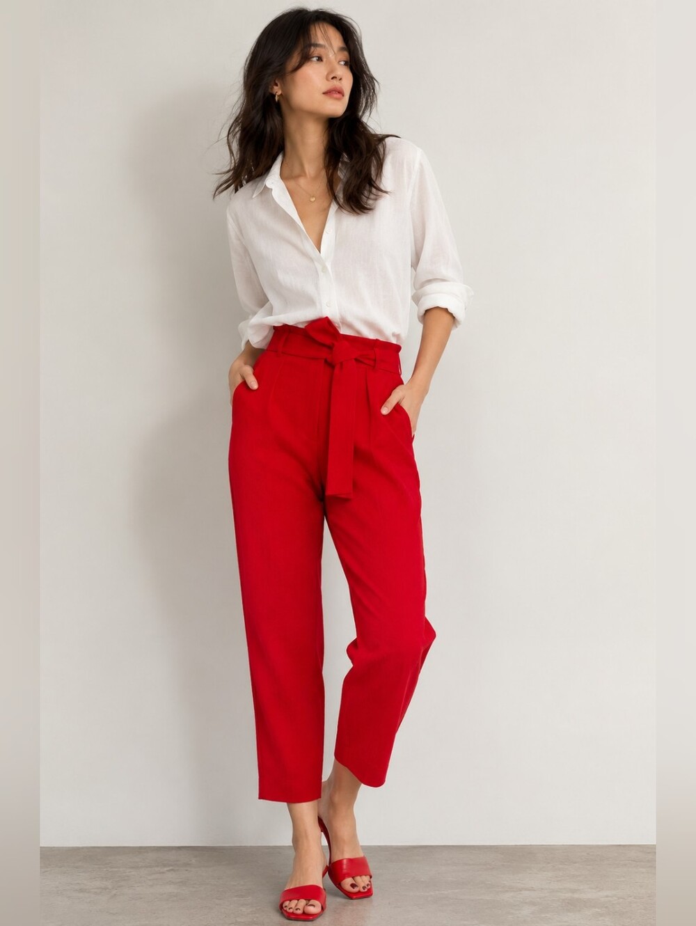 Aritzia | Wilfred Jallade Tie Belt Trousers